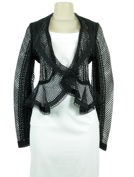 ELIE SAAB Macrame Tuxedo Jacket w/ Tags - eKlozet Luxury Consignment