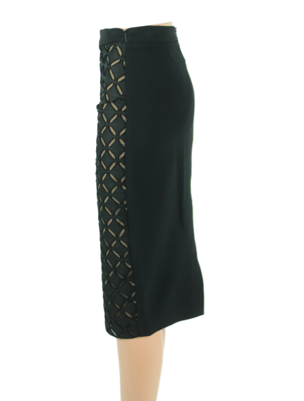 Roland Mouret Laser Cut Sitona Pencil Skirt - eKlozet Luxury Consignment
