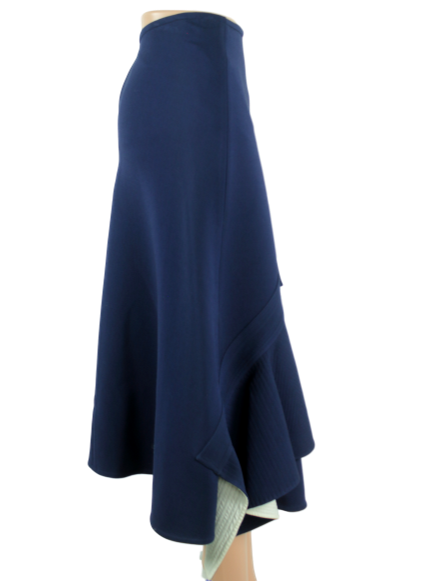 CELINE Ruffle-Trimmed Midi Skirt w/ Tags - eKlozet Luxury Consignment