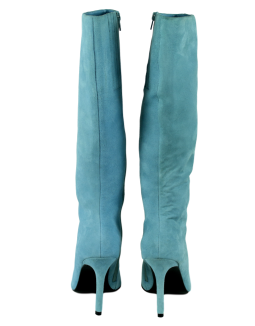 COLIN STUART Knee-Length Suede Boots - eKlozet Luxury Consignment