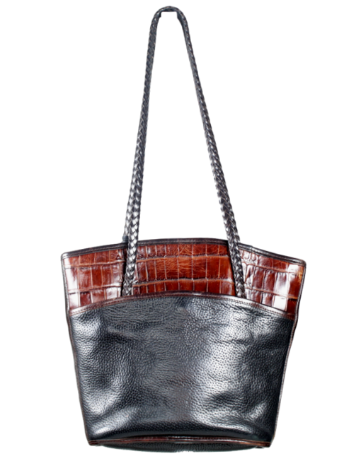 BRIGHTON Vintage Leather Bucket Bag