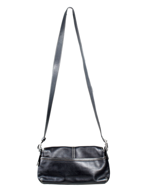 Coach Leather Flap Back