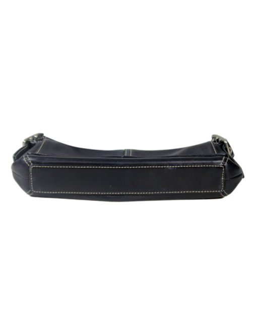 Coach Leather Flap Bottom