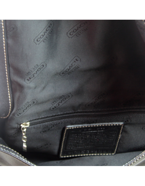 Coach Leather Flap Inside