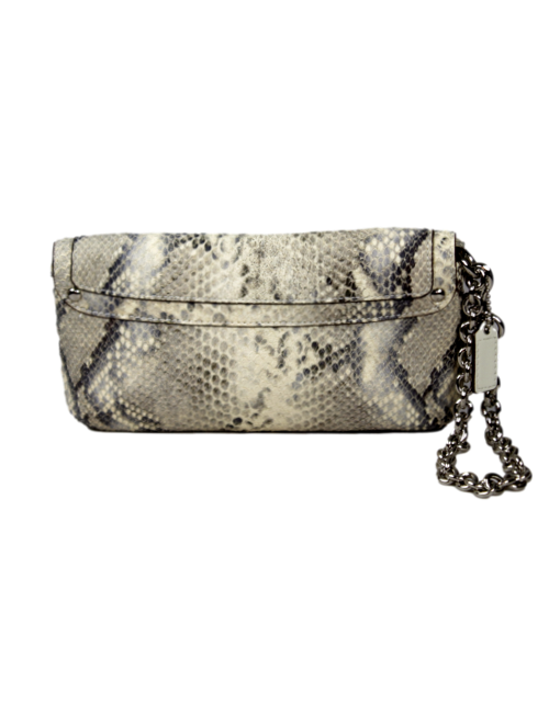 COACH Snake Print Clutch Designer | eKlozet Designer Consignment