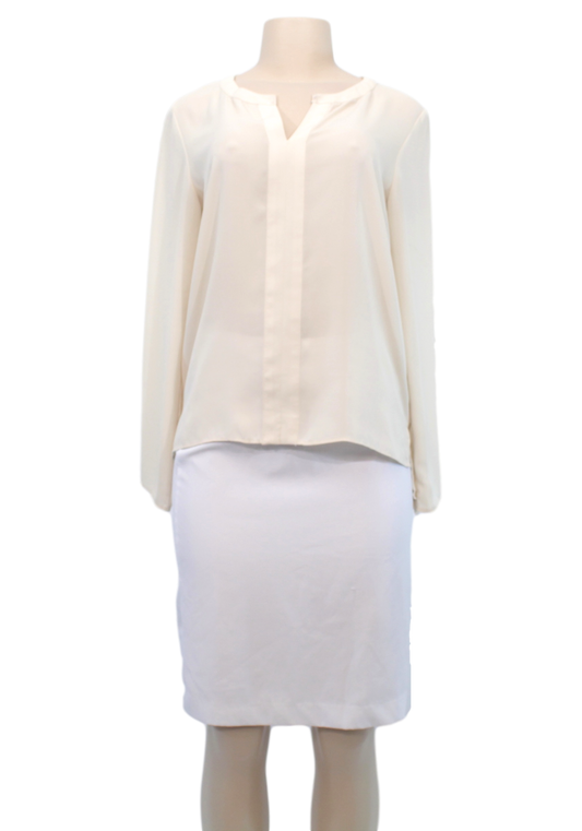 HARLOWE & GRAHAM V-NECK TOP - eKlozet Luxury Consignment