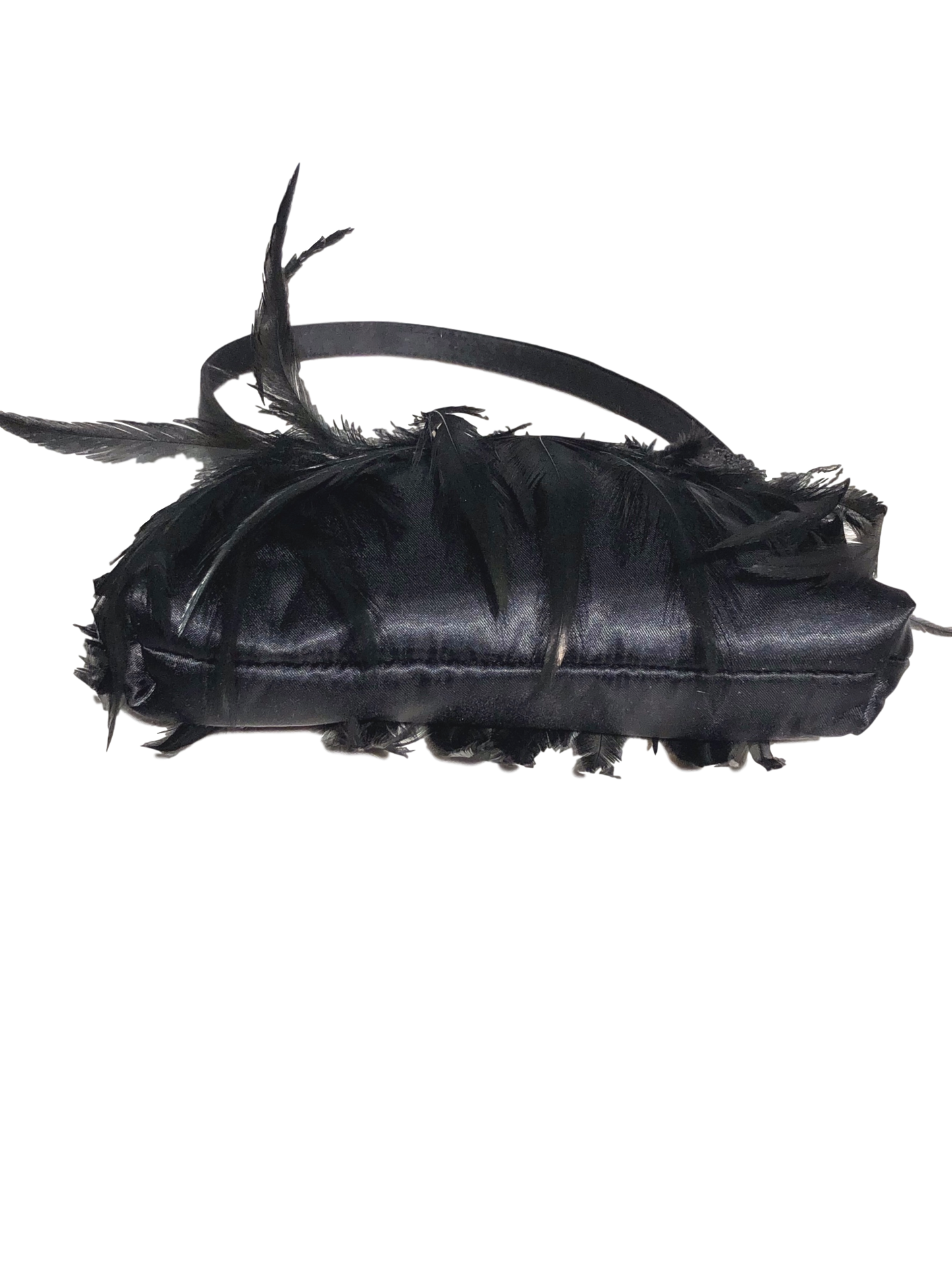 LA RAGALE FEATHER EVENING BAG - eKlozet Luxury Consignment