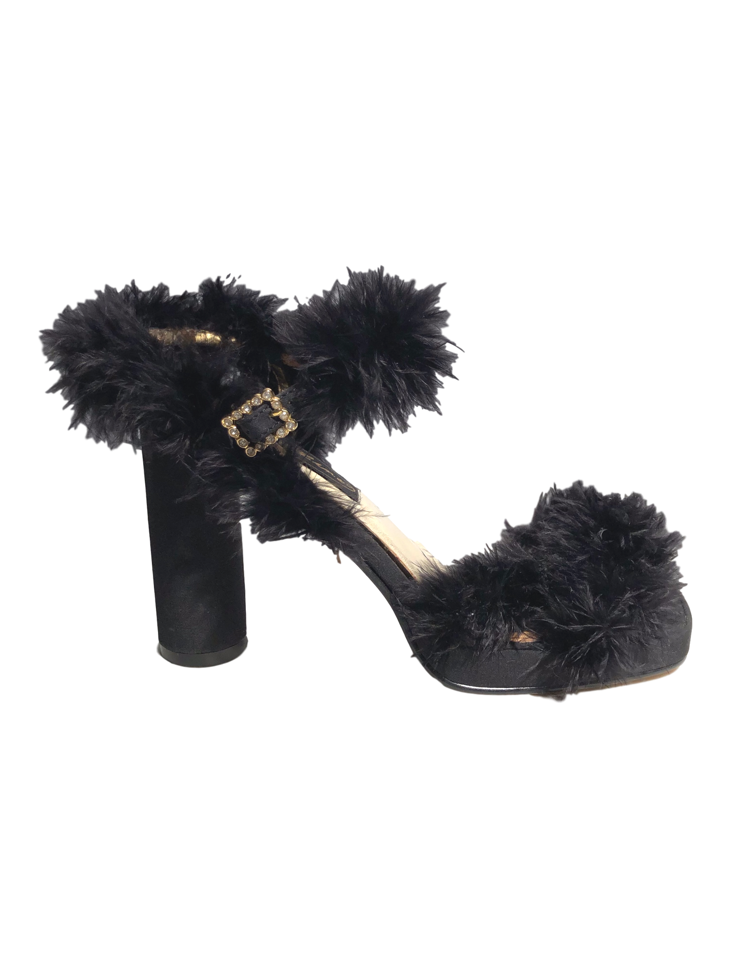 DREAMLINE FUR SANDALS - eKlozet Luxury Consignment