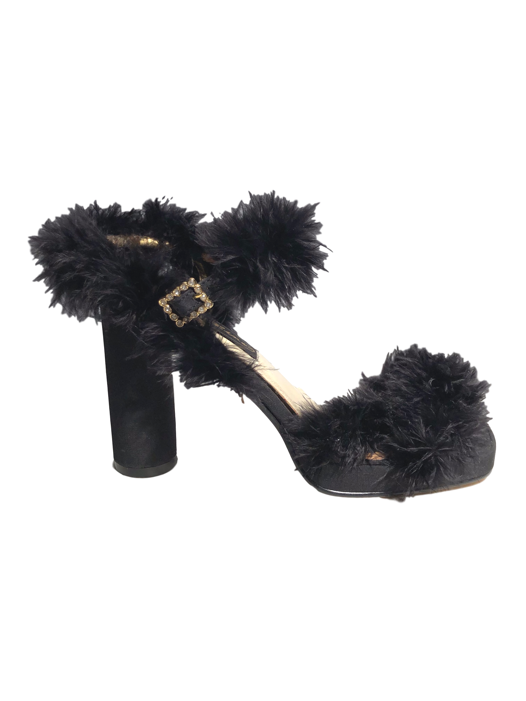 DREAMLINE FUR SANDALS - eKlozet Luxury Consignment