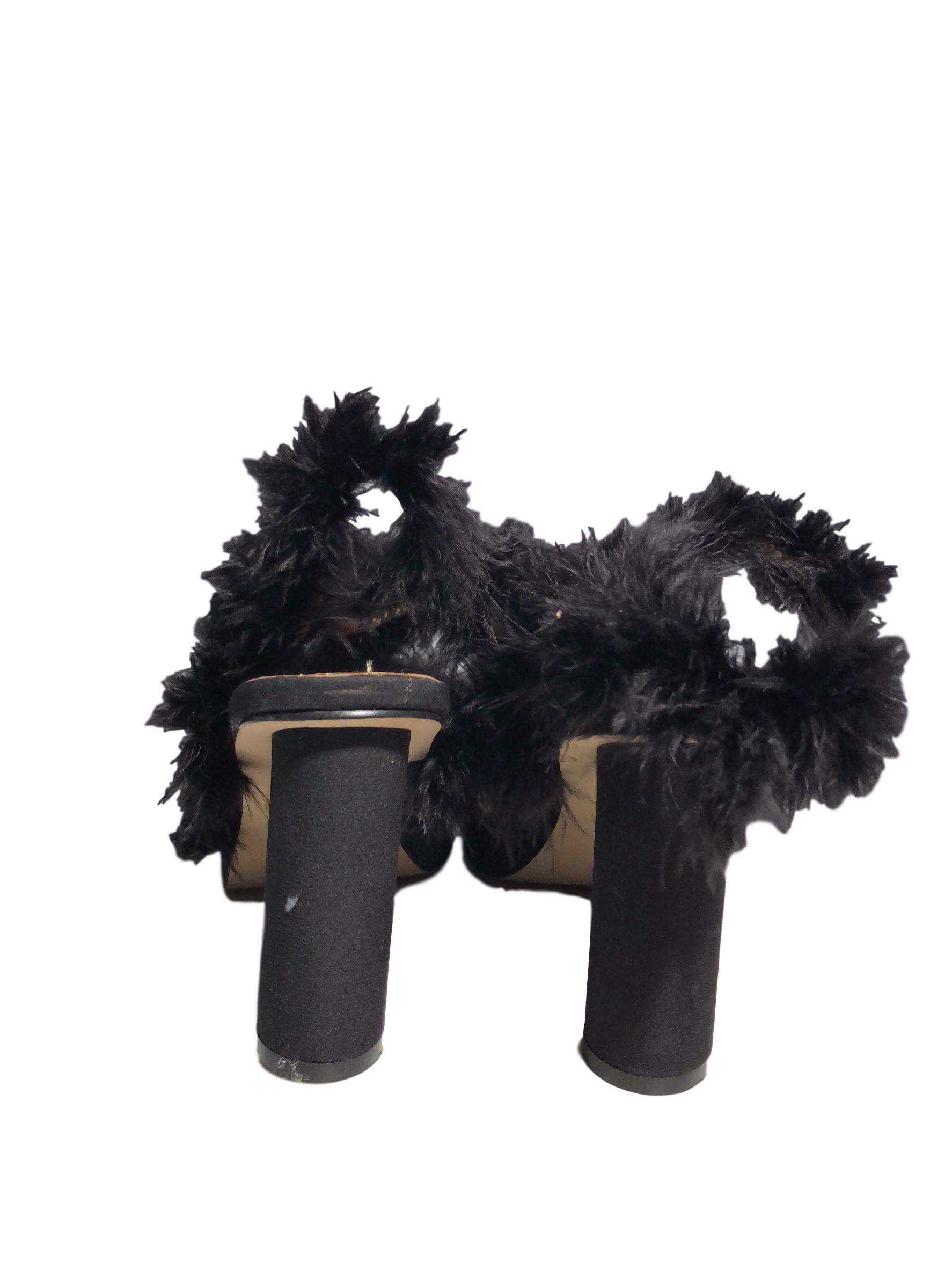 DREAMLINE FUR SANDALS - eKlozet Luxury Consignment