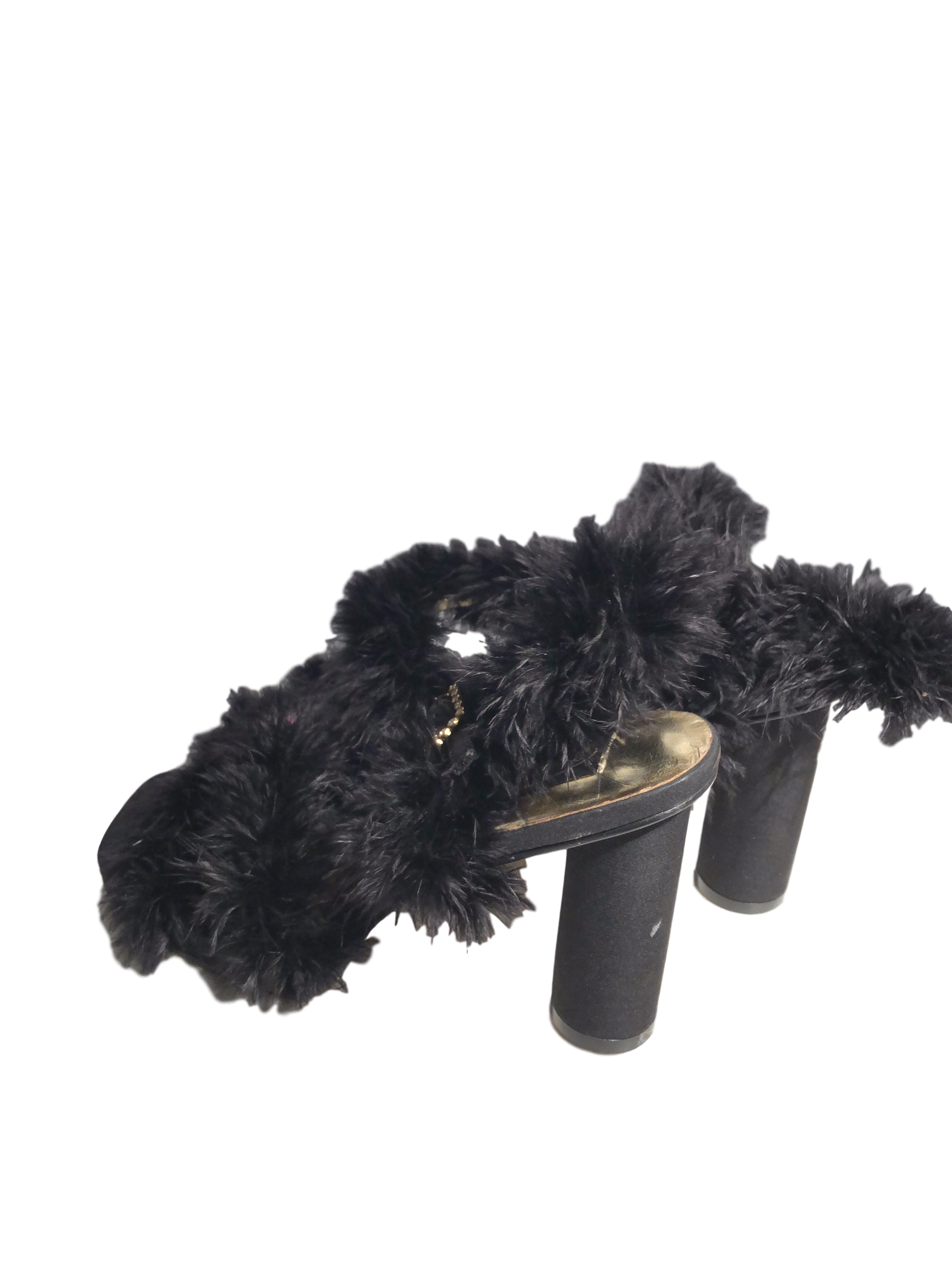 DREAMLINE FUR SANDALS - eKlozet Luxury Consignment