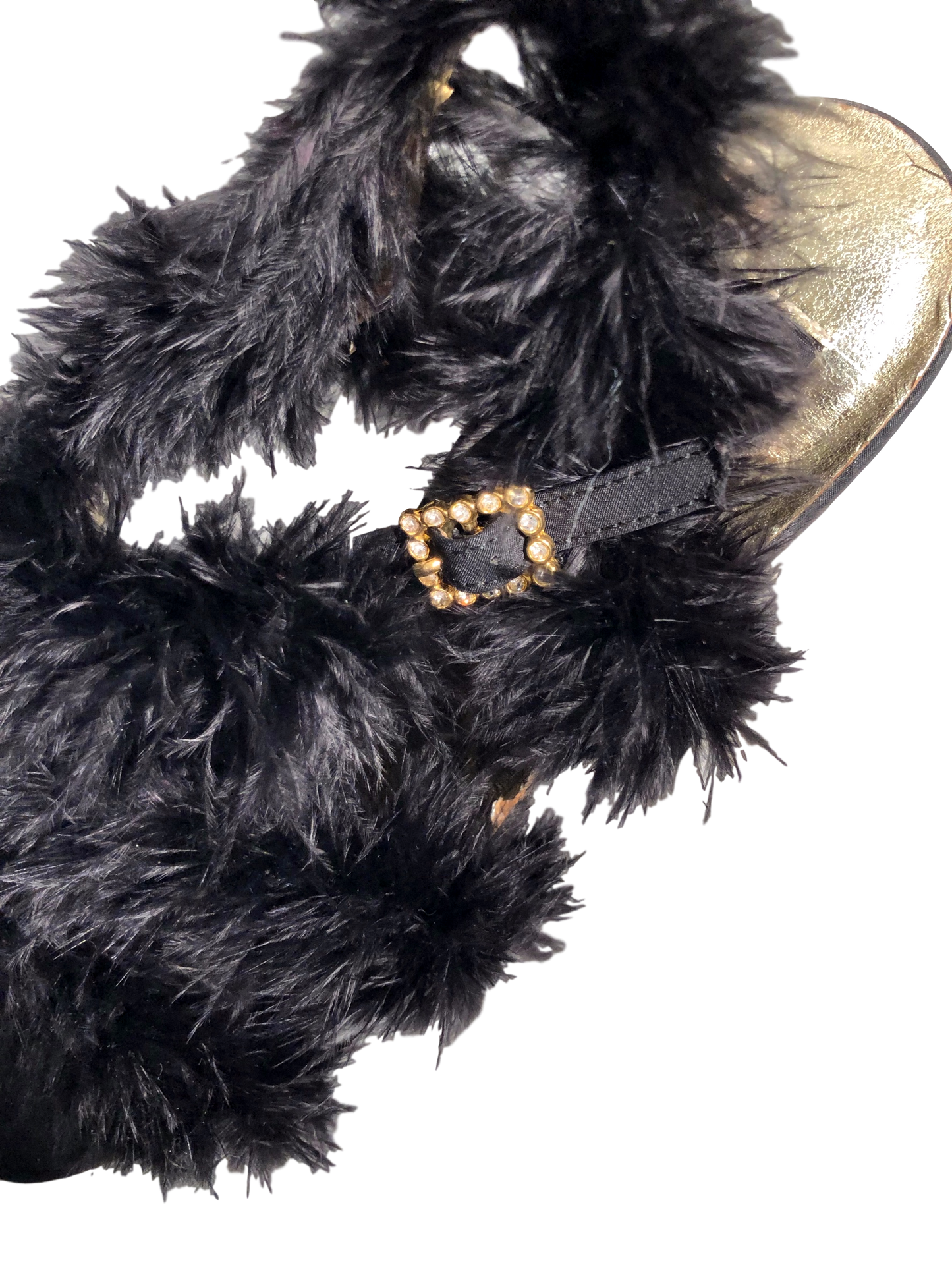 DREAMLINE FUR SANDALS - eKlozet Luxury Consignment