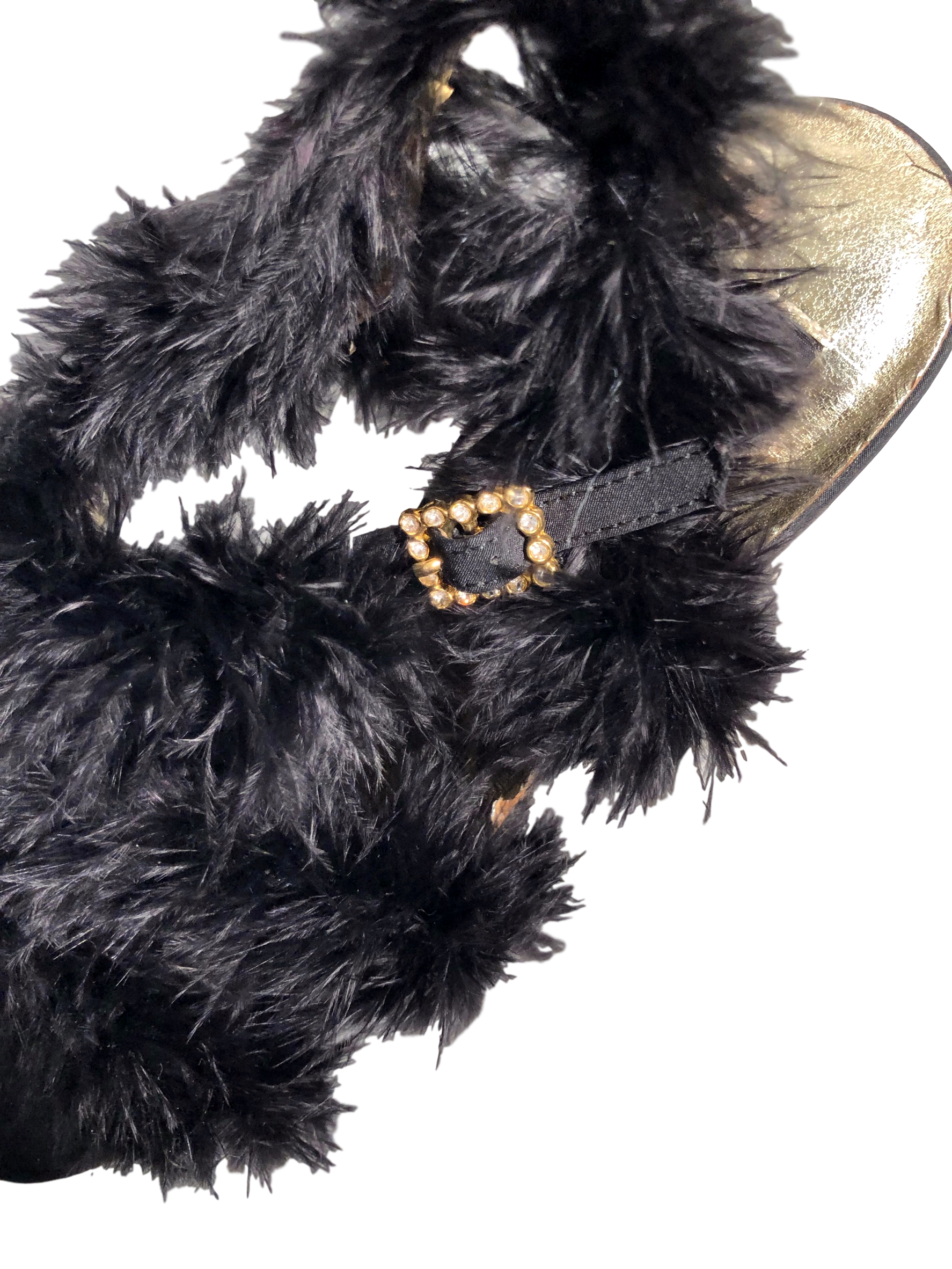 DREAMLINE FUR SANDALS - eKlozet Luxury Consignment