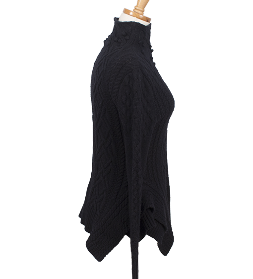 BCBGMAXAZRIA MAYLIN CABLE KNIT SWEATER - eKlozet Luxury Consignment