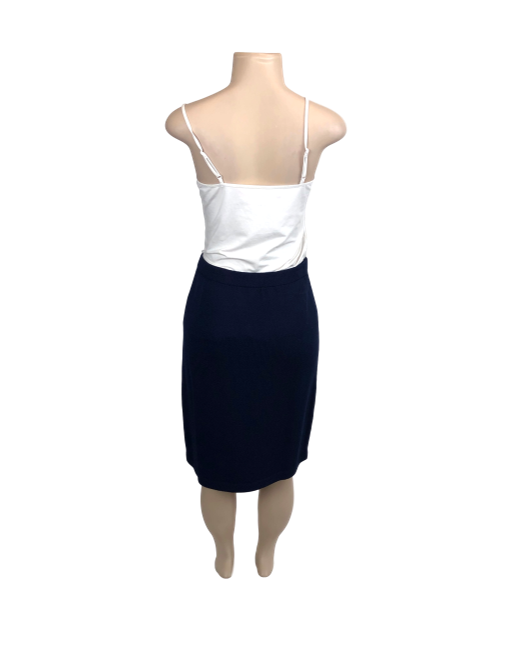 St. John Basics Wool Knee-Length Skirt w/ Tags - eKlozet Luxury Consignment