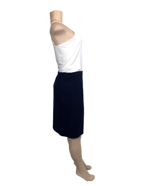 St. John Basics Wool Knee-Length Skirt w/ Tags - eKlozet Luxury Consignment