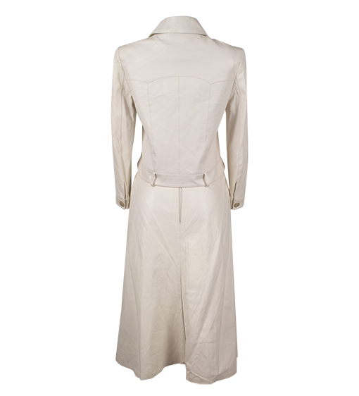CHANEL LEATHER SKIRT SUIT - eKlozet Luxury Consignment