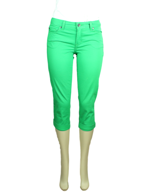 Calvin Klein Jeans Cuffed Crop Pants Front - eKlozet Luxury Consignment