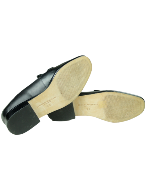 DONNA KARAN Lois Leather Loafers Sole - eKlozet Luxury Consignment
