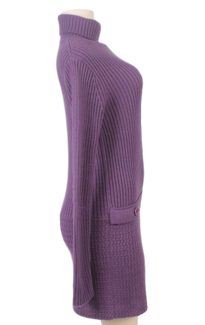 CALVIN KLEIN TURTLENECK MIDI SWEATER DRESS - eKlozet Luxury Consignment