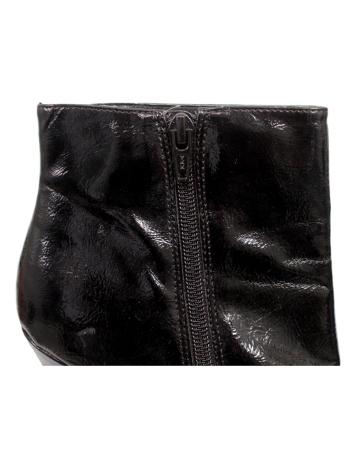 CARLOS BY CARLOS SANTANA Patent Leather Ankle Boots - eKlozet Luxury Consignment
