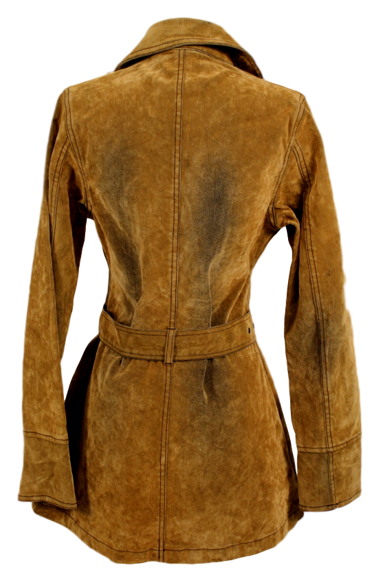 VICTORIOUS Suede Jean Pantsuit - eKlozet Luxury Consignment