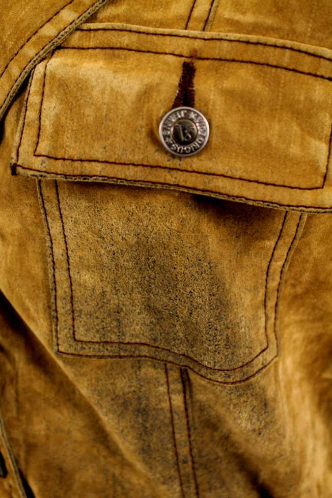 VICTORIOUS Suede Jean Pantsuit - eKlozet Luxury Consignment