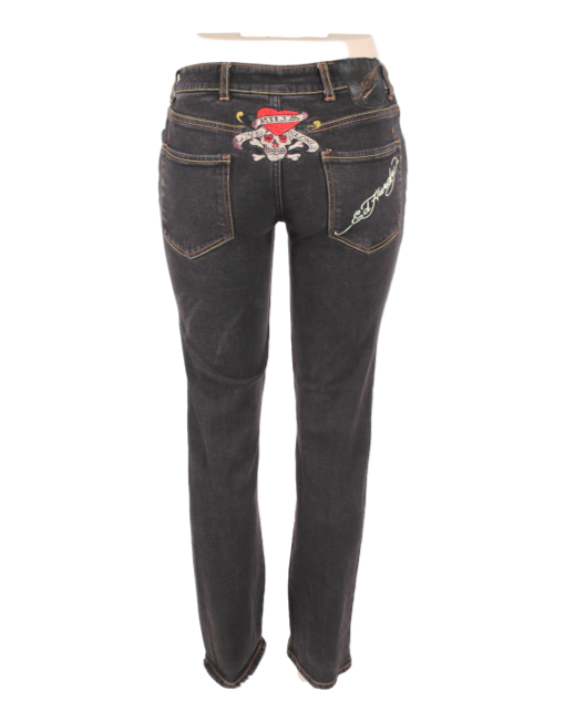 Ed Hardy Black Denim Back