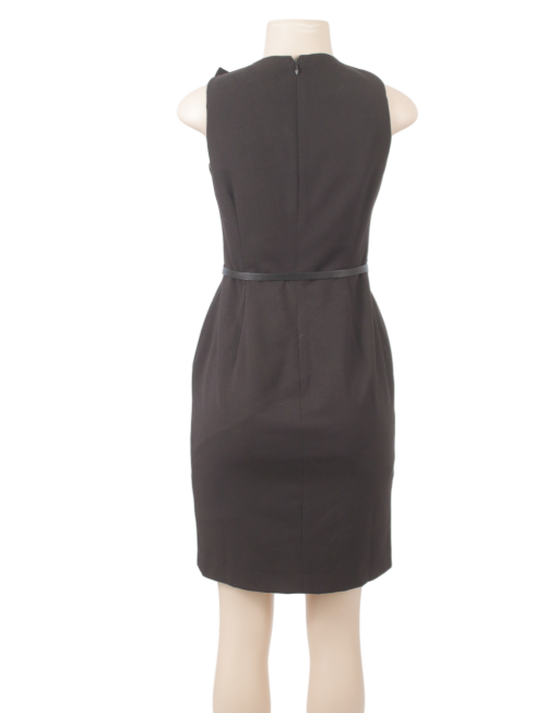 CALVIN KLEIN BELTED RUFFLE DRESS - eKlozet Luxury Consignment