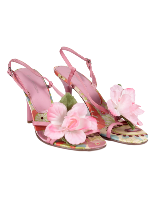 ENZO ANGIOLINI FLOWER SANDAL - eKlozet Luxury Consignment