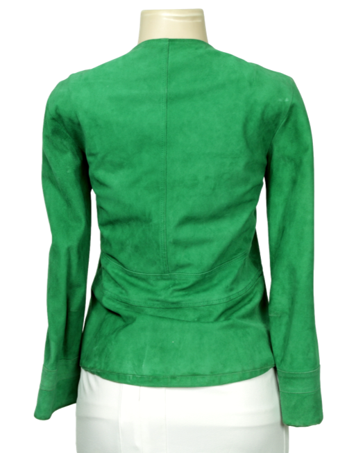 ALBERTA FERRETTI Suede Jacket Back