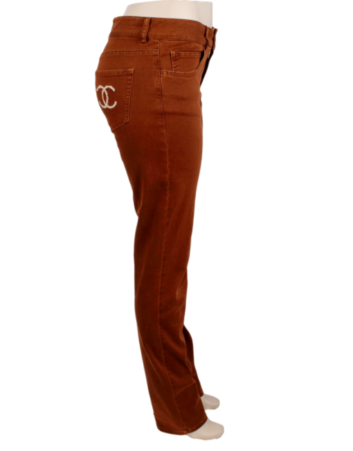 CHANEL Straight Leg Jeans Side - eKlozet Luxury Consignment