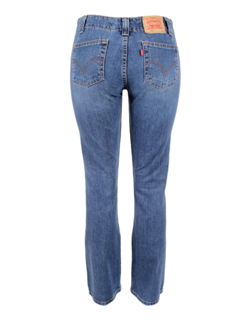 LEVI'S NOUVEAU LOW BOOT CUT 525 JEANS - eKlozet Luxury Consignment