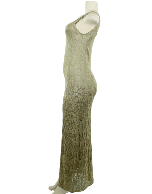 Spiegel Metallic Long Dress - eKlozet Luxury Consignment
