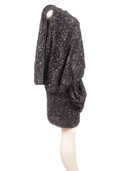 MANDALAY COLD SHOULDER SEQUIN DRESS - eKlozet Luxury Consignment