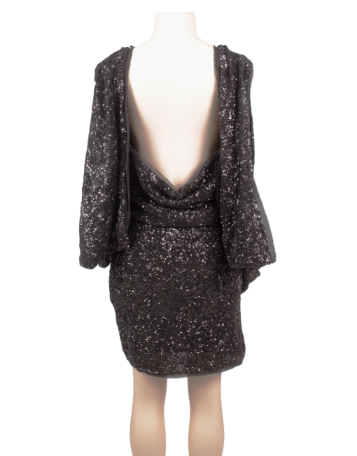 MANDALAY COLD SHOULDER SEQUIN DRESS - eKlozet Luxury Consignment