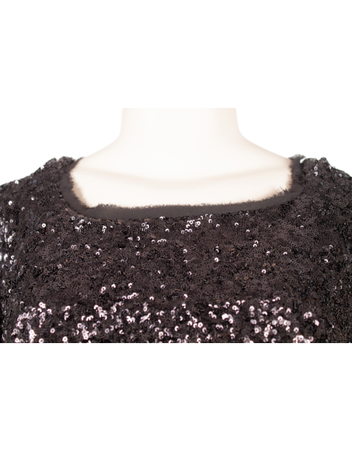 MANDALAY COLD SHOULDER SEQUIN DRESS - eKlozet Luxury Consignment