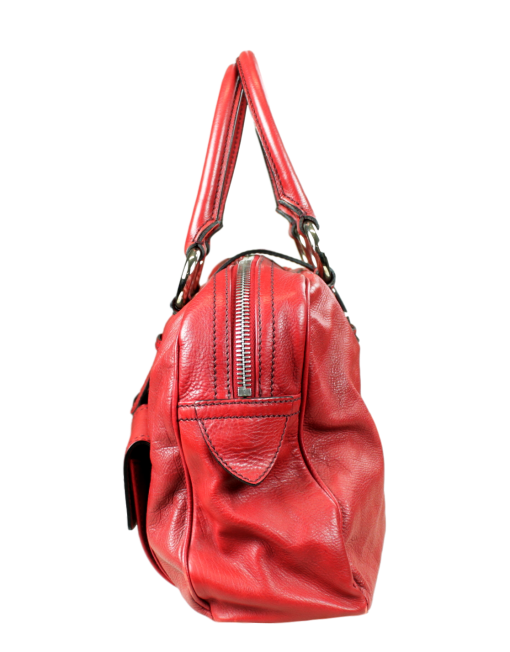MARC JACOBS Venetia Leather Handle Bag Side - eKlozet Luxury Consignment
