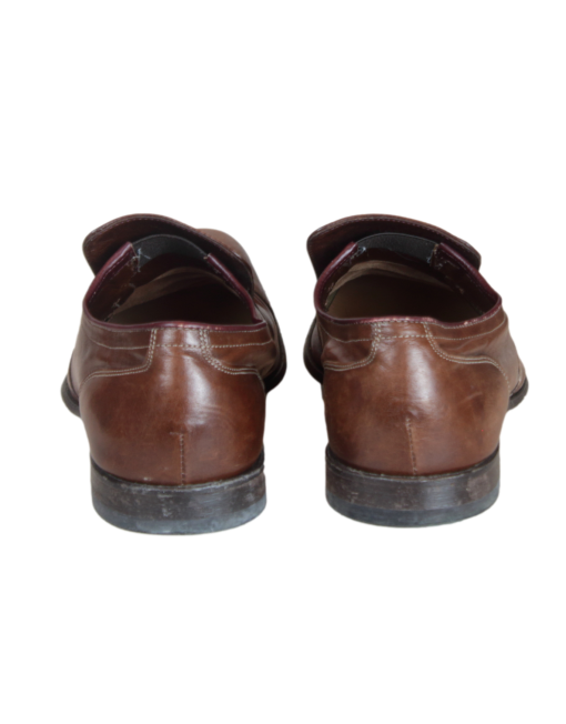 BOSS BY HUGO BOSS Leather Loafers Back | Eklozet Designer Consignment