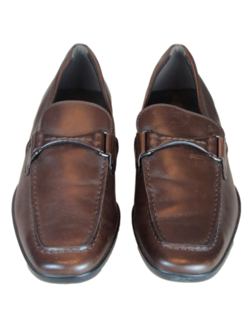 TOD'S Leather Dress Loafers Front  | eKlozet Designer Consignment