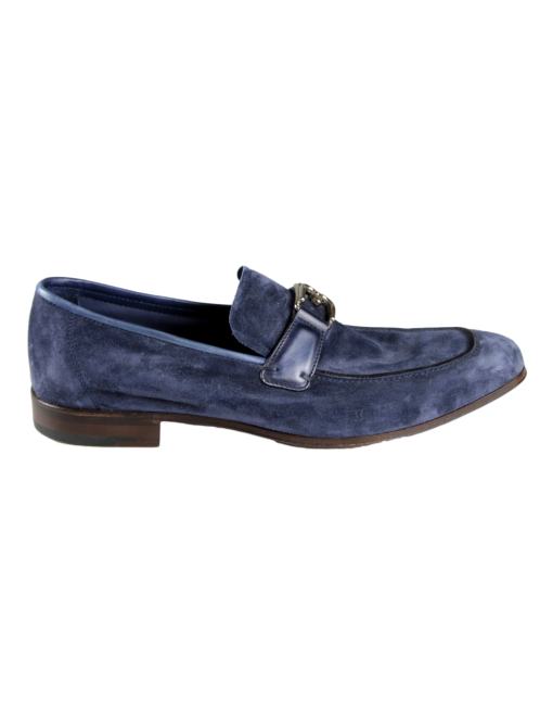 BERLUTI Suede Dress Loafers Side | eKlozet Designer Consignment