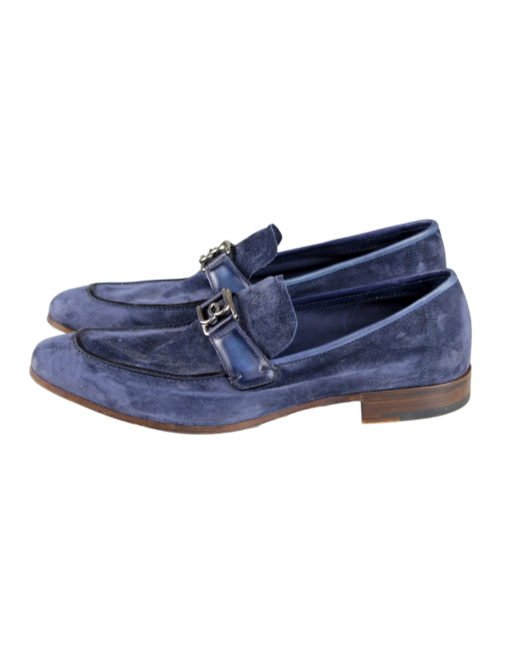 BERLUTI Suede Dress Loafers Side | eKlozet Designer Consignment