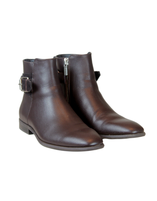 CALVIN KLEIN Lorenzo Ankle Boots Slant | eKlozet Designer Consignment