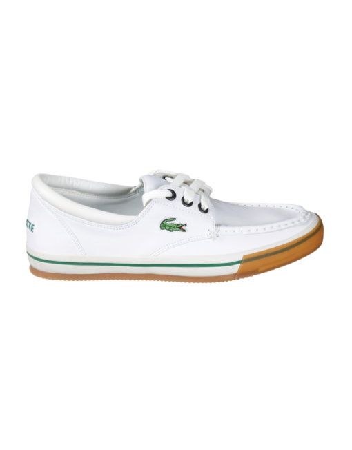 LACOSTE Shakespeare Leather Sneakers w/ Tags Front | eKlozet Designer Consignment