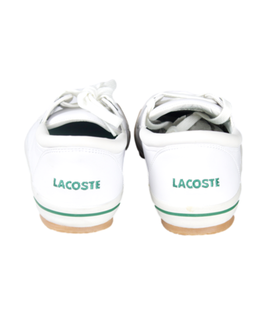LACOSTE Shakespeare Leather Sneakers w/ Tags Back | eKlozet Designer Consignment