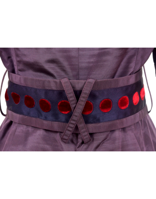 CAROLINA HERRERA SILK BELTED GOWN - eKlozet Luxury Consignment