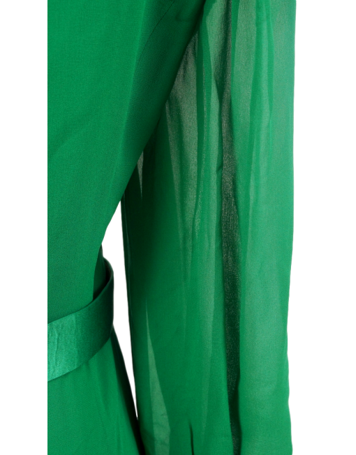 ESCADA GOWN WITH BISHOP SLEEVES - eKlozet Luxury Consignment