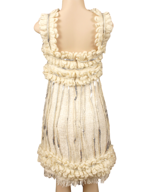 CHANEL SILK TWEED AND KNIT DRESS - eKlozet Luxury Consignment