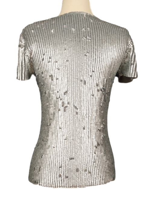 OSCAR DE LA RENTA Sequin Top - eKlozet Luxury Consignment