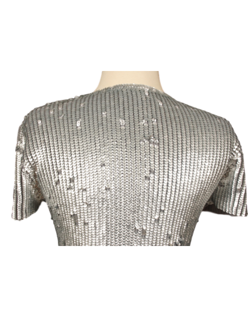 OSCAR DE LA RENTA Sequin Top - eKlozet Luxury Consignment